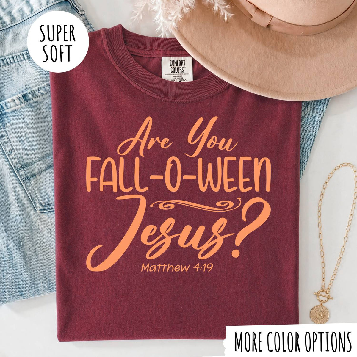 Are You Fall-O-Ween Jesus T-Shirt – Funny Christian Fall Graphic Tee