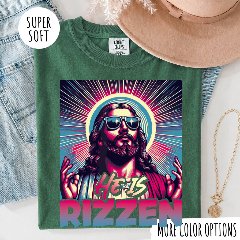 He Is Risen Jesus T-Shirt, Christian Easter Shirt, Resurrection Graphic Tee