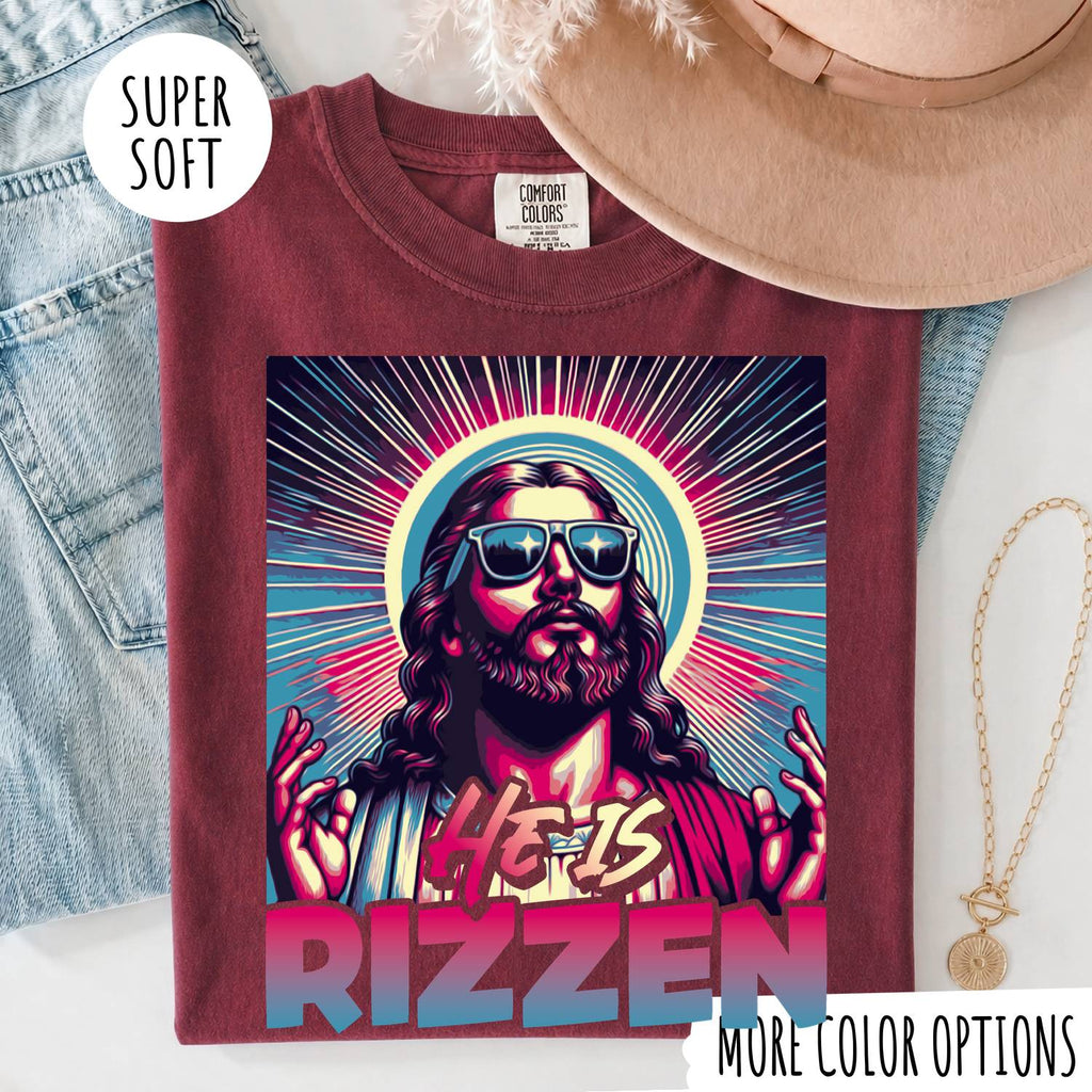 He Is Risen Jesus T-Shirt, Christian Easter Shirt, Resurrection Graphic Tee