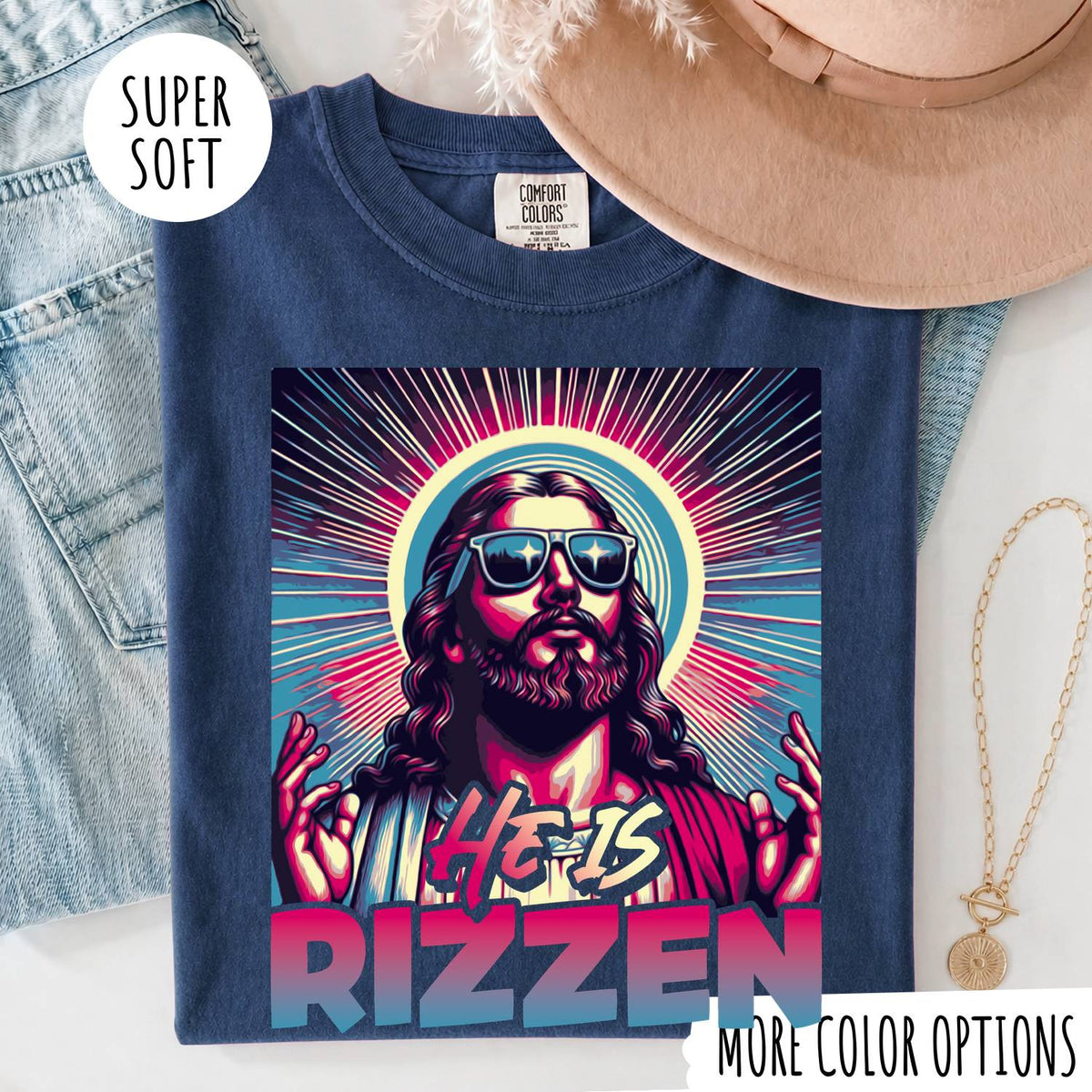He Is Risen Jesus T-Shirt, Christian Easter Shirt, Resurrection Graphic Tee
