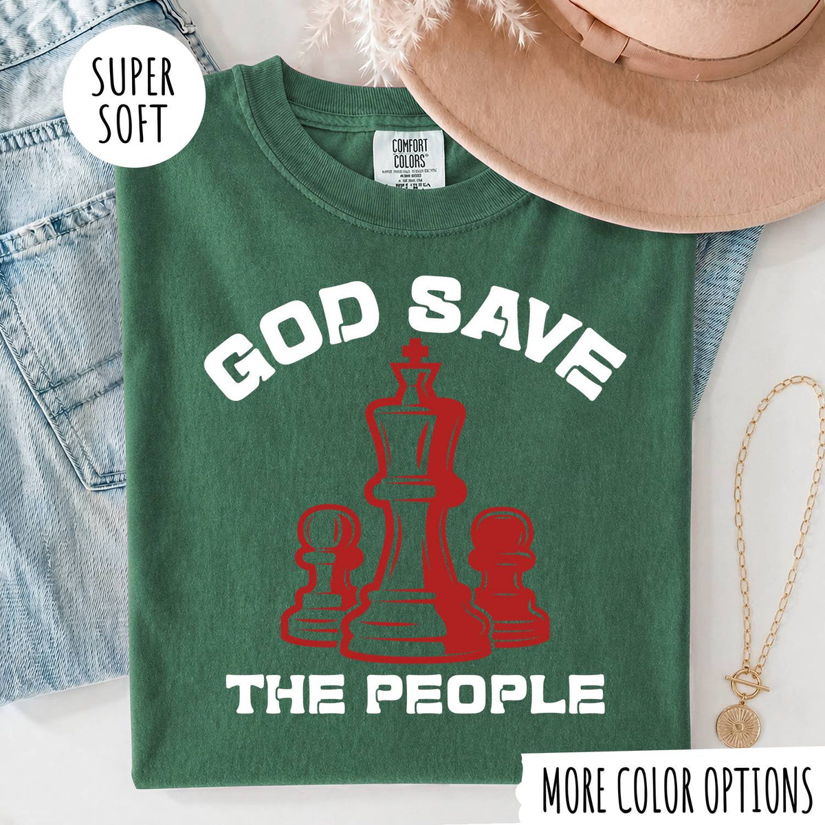 God Save The People T-Shirt, Christian Faith Shirt, Religious Graphic Tee, Inspirational Bible Shirt, Faith Based Gift