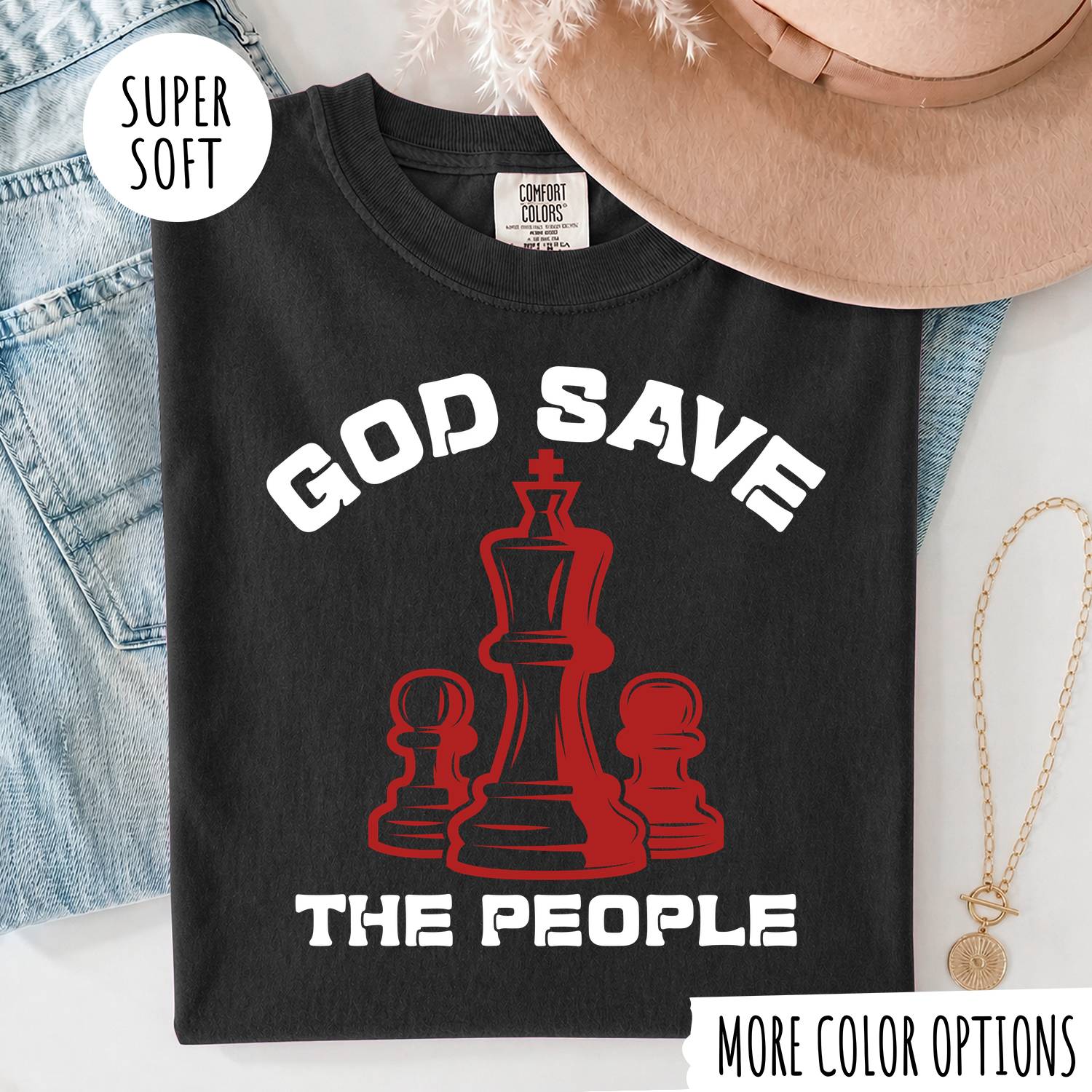 God Save The People T-Shirt, Christian Faith Shirt, Religious Graphic Tee, Inspirational Bible Shirt, Faith Based Gift