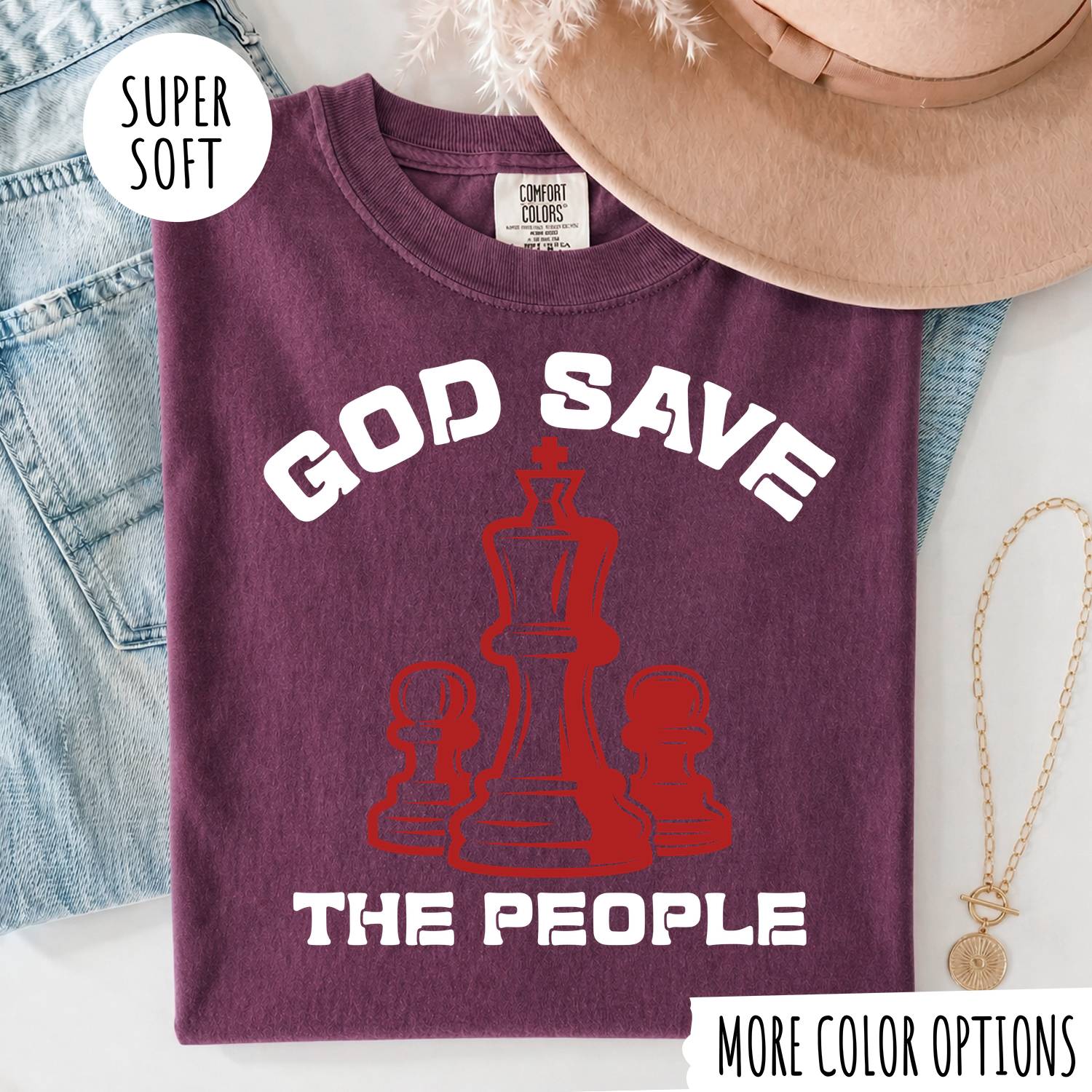 God Save The People T-Shirt, Christian Faith Shirt, Religious Graphic Tee, Inspirational Bible Shirt, Faith Based Gift