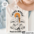 Jesus Waves Peace Be With You T-Shirt – Christian Faith Jesus Shirt