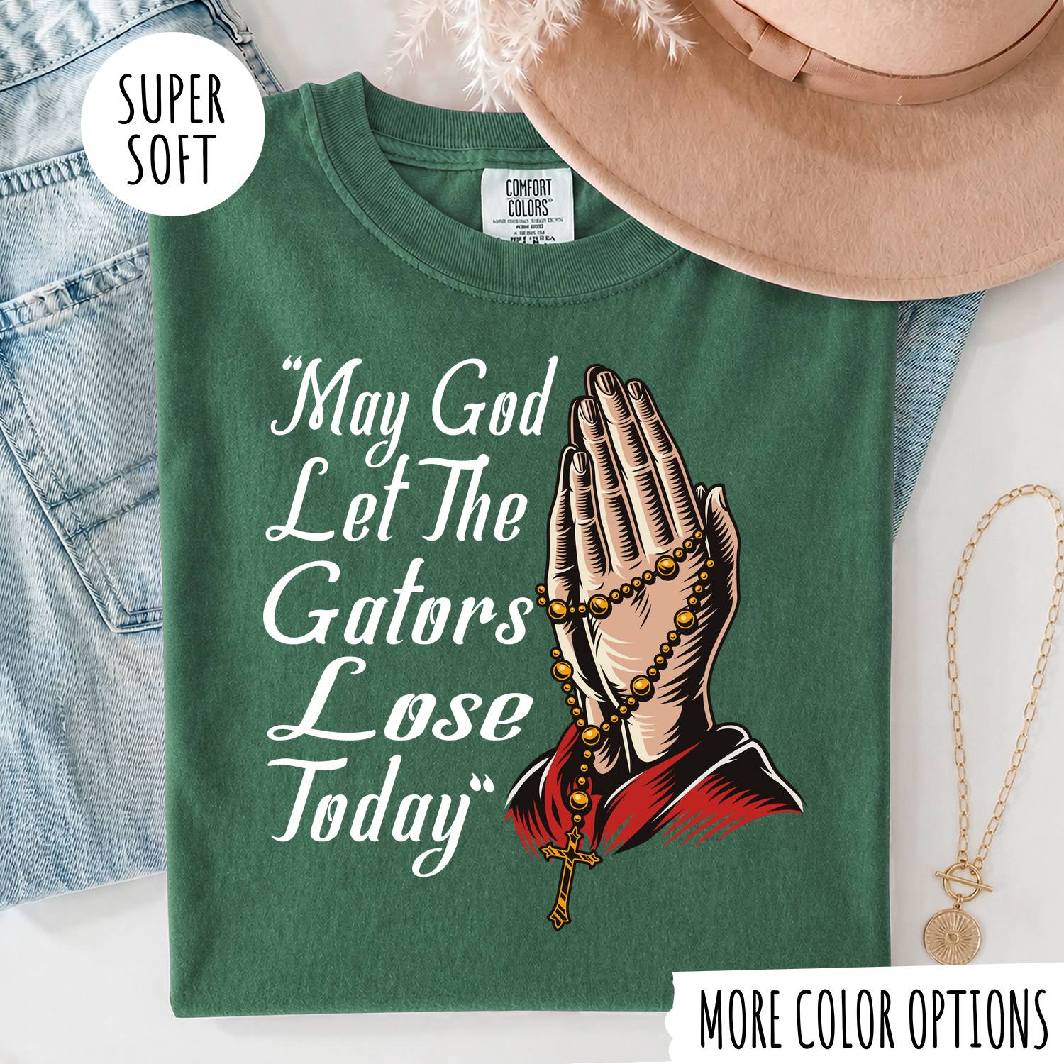 May God Let The Gators Lose Today T-Shirt – Funny Florida Gators Rivalry Christian Graphic Tee