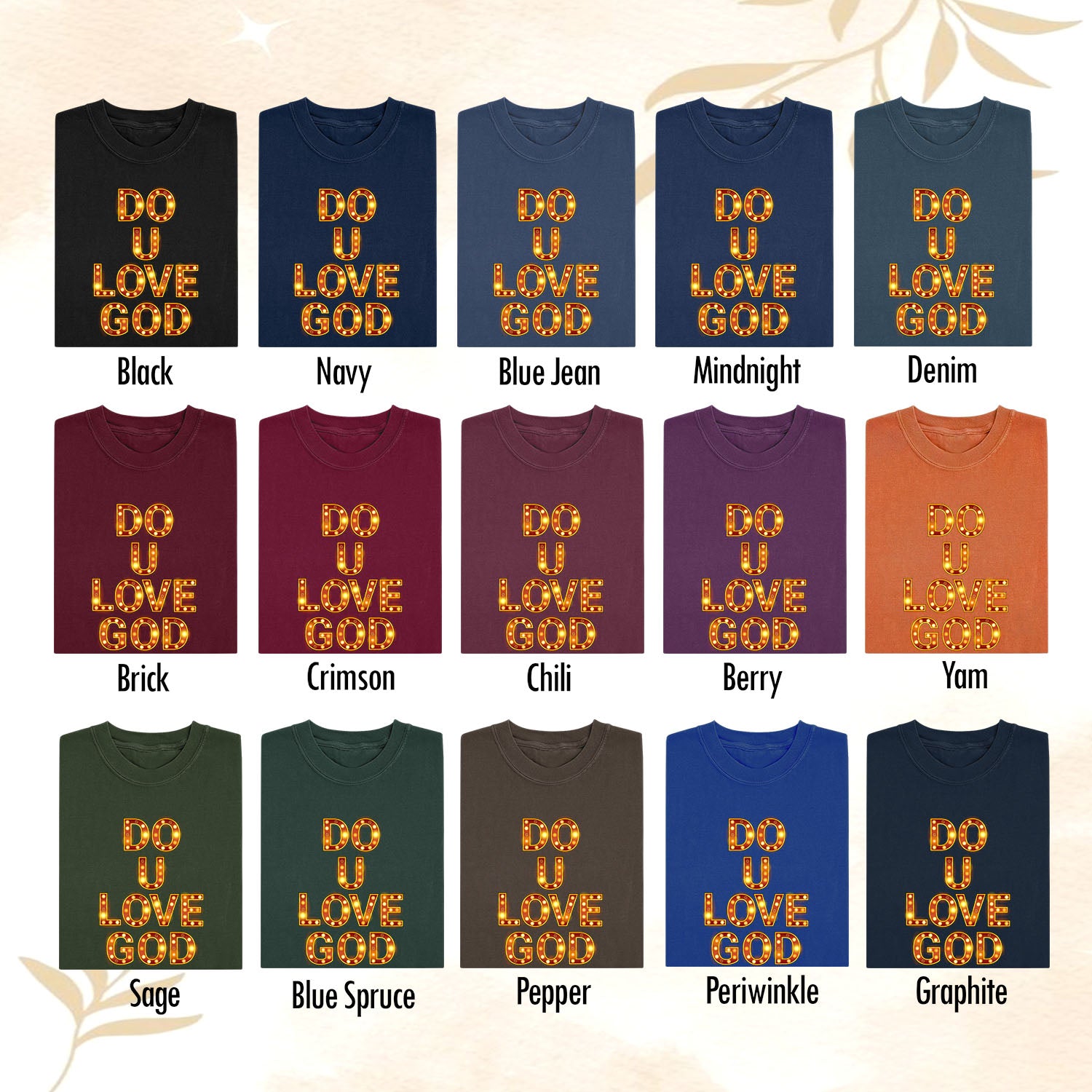 Do U Love God T-Shirt – Christian Faith Graphic Tee