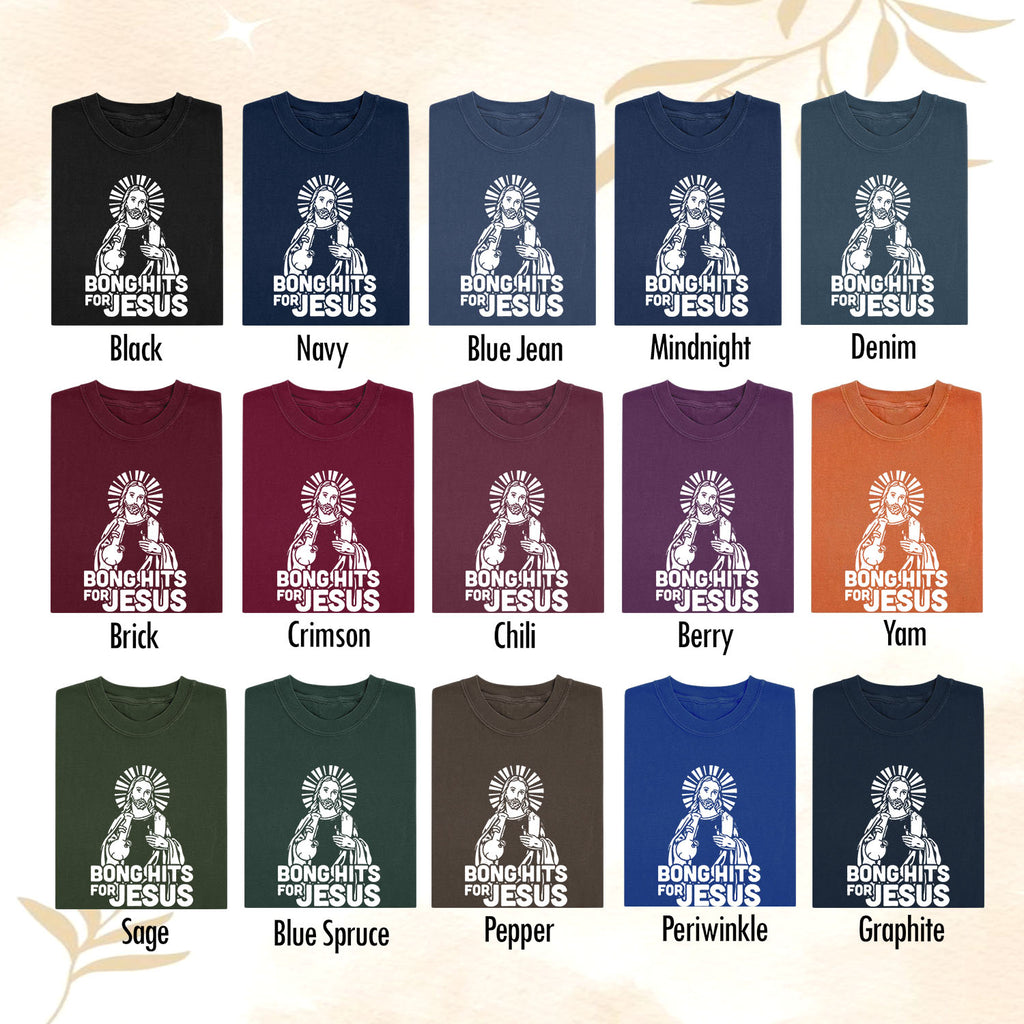 Bong Hits for Jesus T-Shirt – Funny Christian Graphic Tee