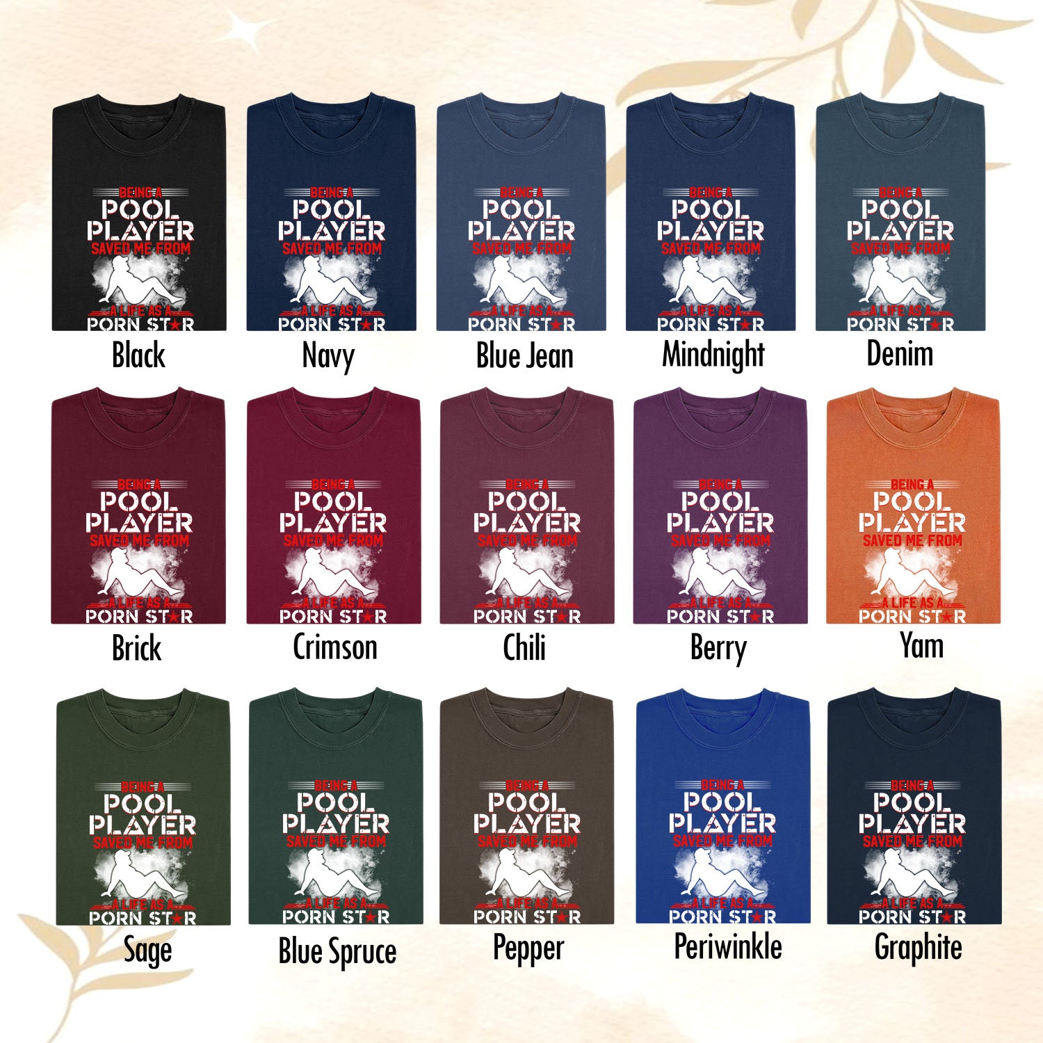POOL PLAYER T-shirt